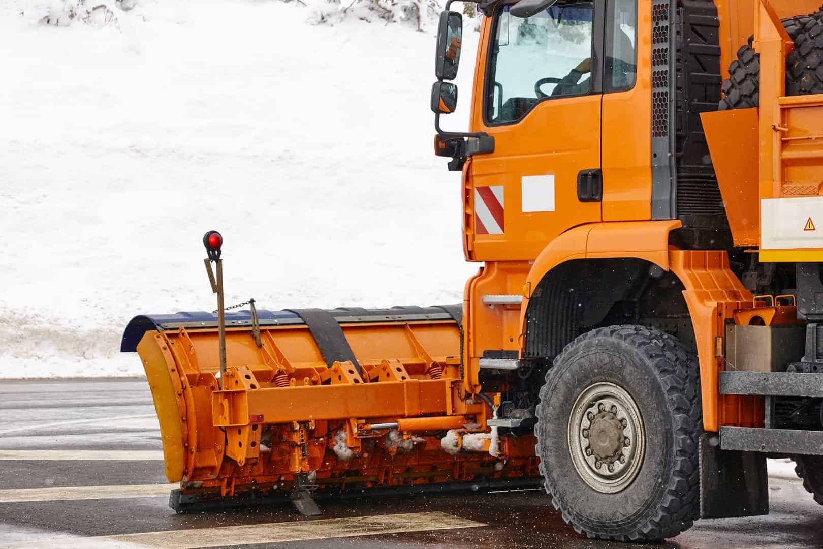 orange lastvogn til snerydning